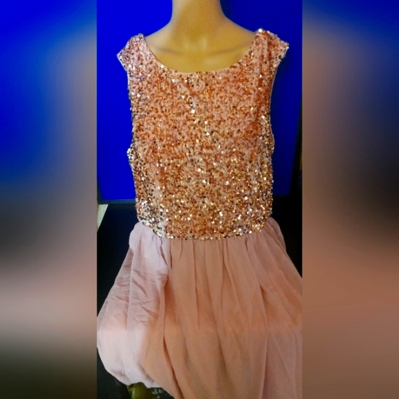 hampceirs Dresses & Skirts - Sparkling Pink Sequin Dress